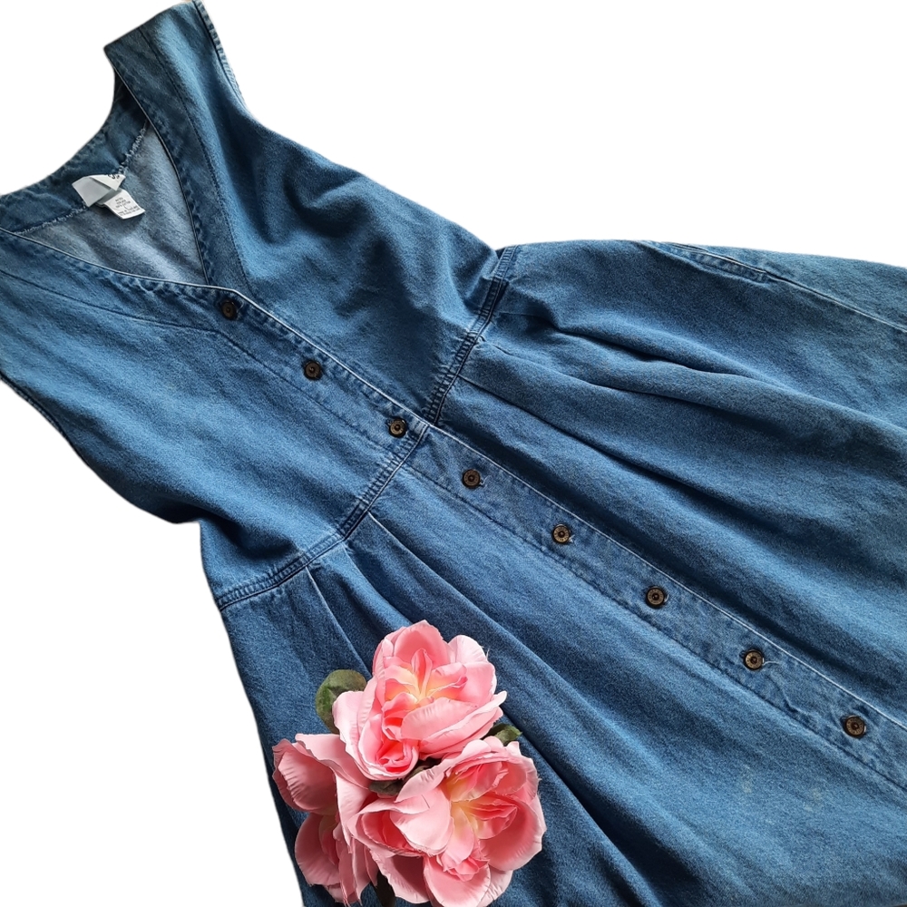 Vintage Koret City Blues Denim Dress